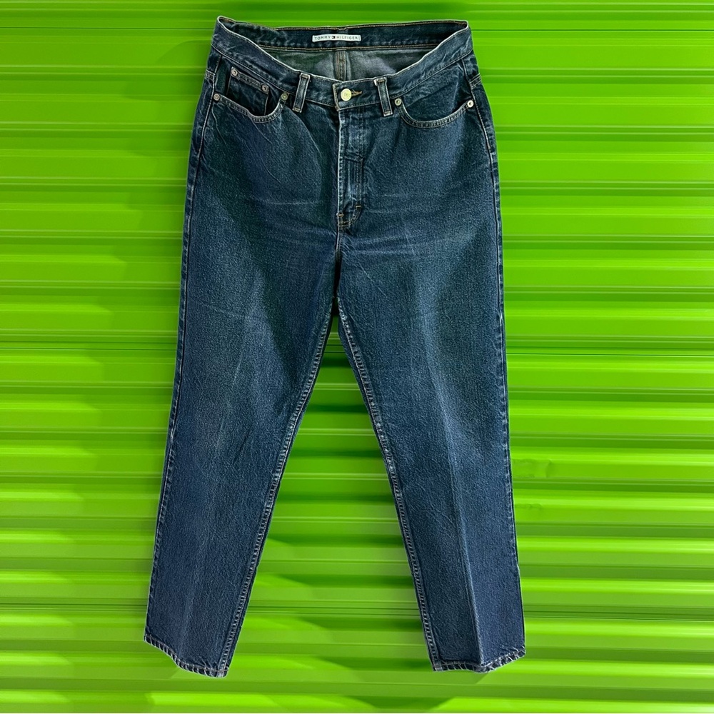 Vintage Tommy Hilfiger Men's Blue Straight Jeans 30x32